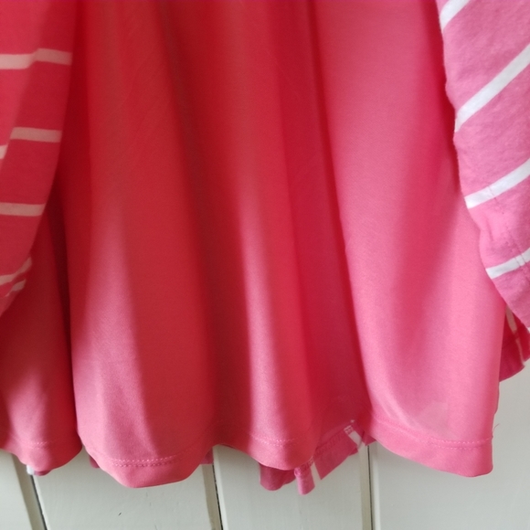 Eshakti 1X Pink Lined Dress Faux Wrap Plus 18 W 20 - Picture 7 of 12